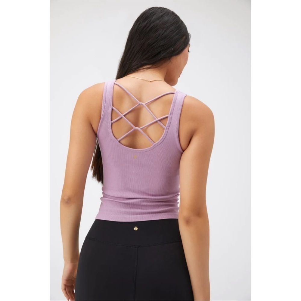 SPIRITUAL GANGSTER Infinity Seamless Tank In Amethyst